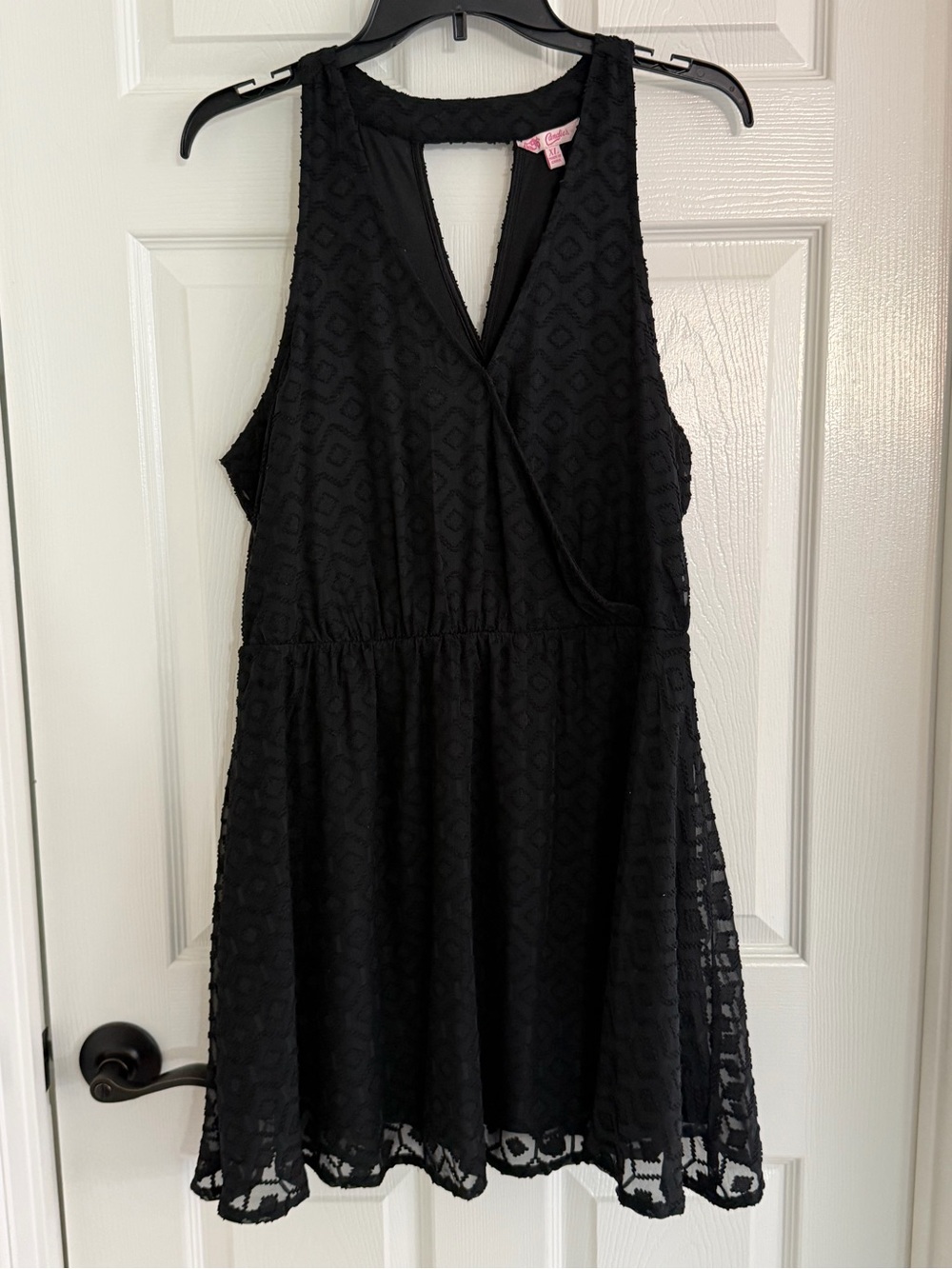 Candies Juniors Black Dress Size XL